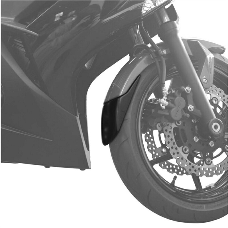 バイクパーツ 外装プーチ エクステンドフェンダー フロント ブラック6420N 4571415033823ER-6F/N 12-15｜バイク用品はとやグループ2号店