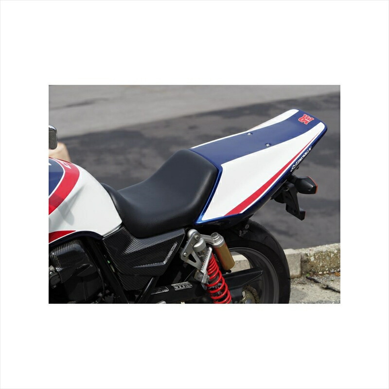 バイクパーツ 外装マジカルレーシング シングルシートキット FRP白 001-CB4008-3300 4550255512521CB400SF 07-13前期NC42|バイク用品はとやグループ2号店