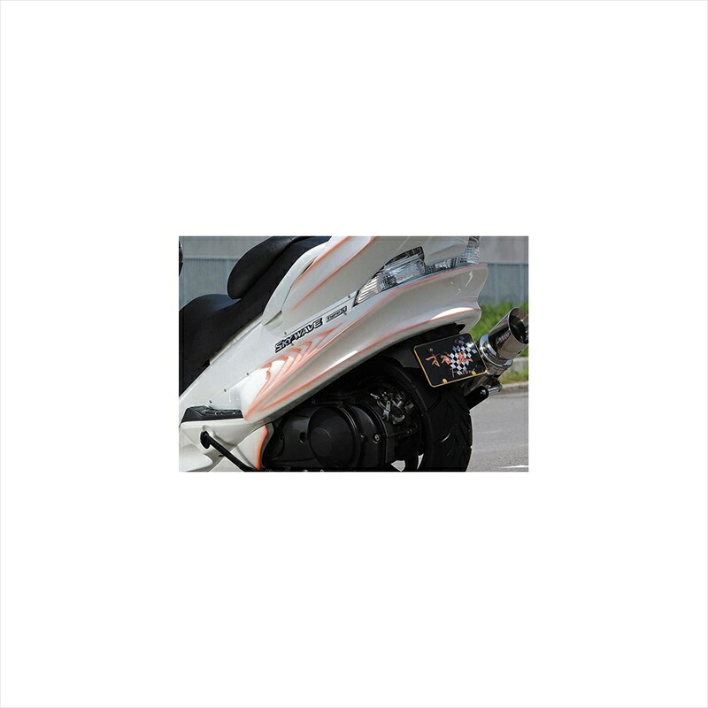バイクパーツ 外装サイタニヤファクトリー リアアンダースポイラー/マッドブラック 3SSWSE02-A1-B2 4547424551597SKYWAVE(43A)|バイク用品はとやグループ2号店