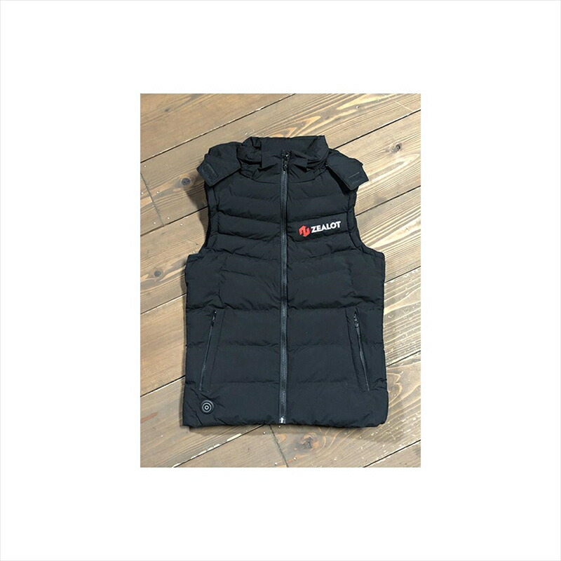 バイクパーツ ウェア ジーロット ZEALOT オリジナル電熱ベスト ZB0001/XL 4589757888902 ブラック #XL