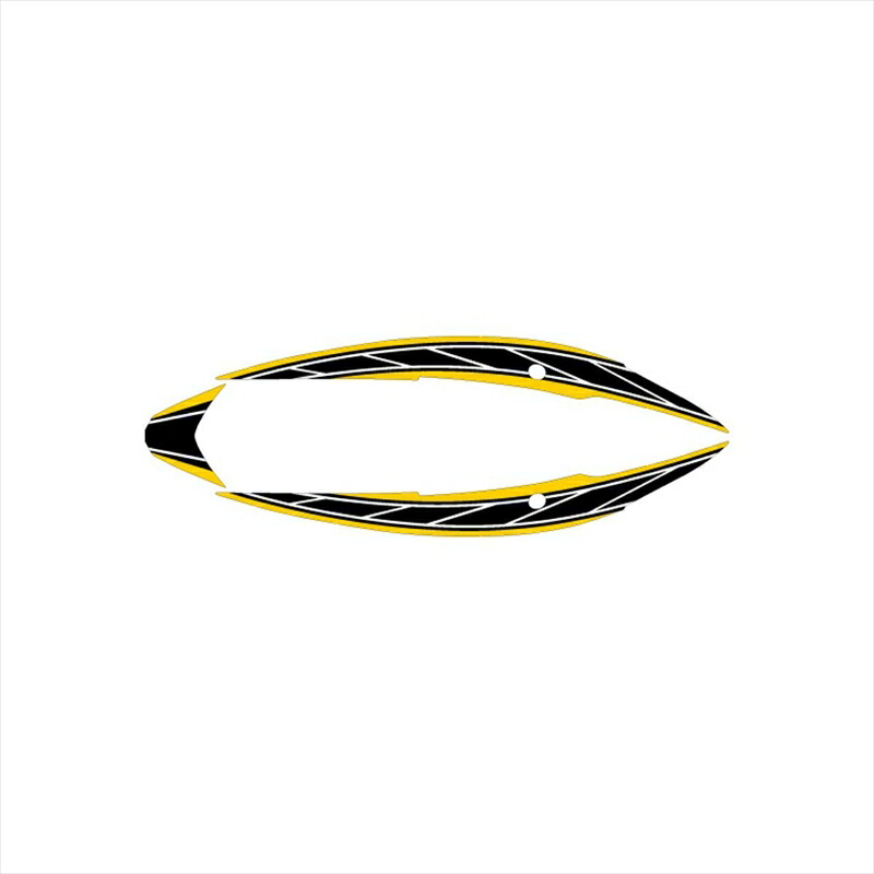 バイクパーツ アクセサリー エムディーエフ グラフィックキット サイドカバー M13CYG-D-PY-SC 4580394162196 ストロボPイエロー CYGNUS X 125 13-15