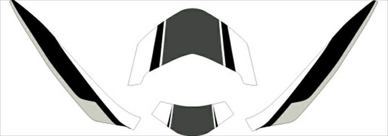 バイクパーツ MDF(エムディーエフ) リアフェンダーGY ストロボ M21NMAX-D-GY-RF 4580394183696