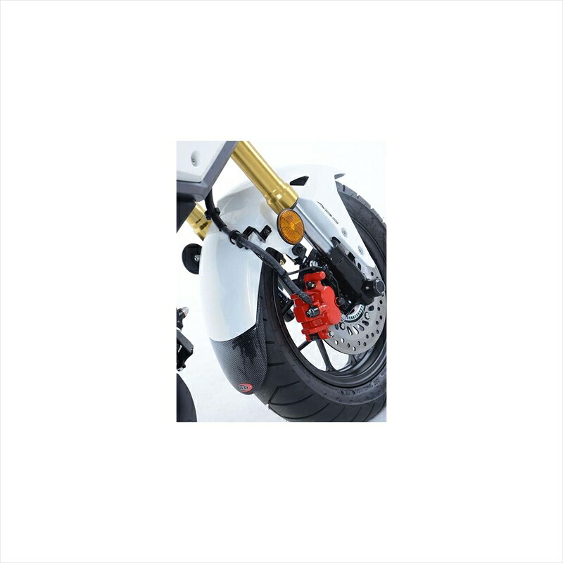 バイクパーツ 外装アールアンドジー フロントフェンダーエクステンダー BLACKRG-FERG0334BK 4573382055914GROM125(MSX125) 16-｜バイク用品はとやグループ2号店
