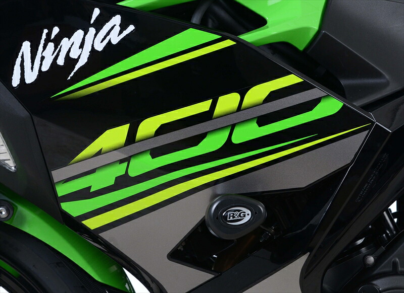 バイクパーツ R&G(アールアンドジー) エアロクラッシュプロテクター BLK RG-CP0444BL 4573382088950