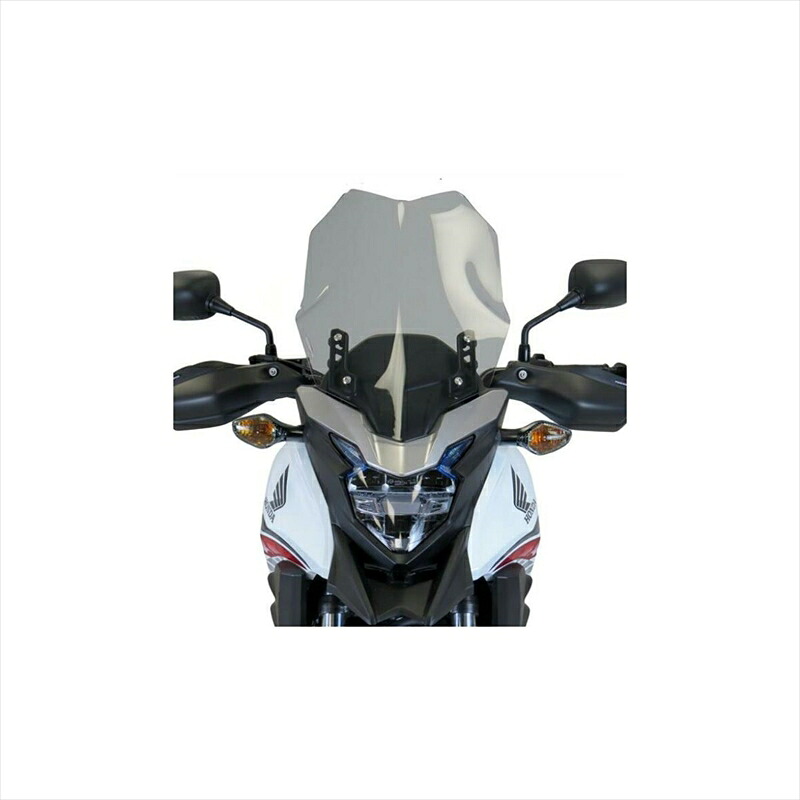 バイクパーツ 外装 パワーブロンズ アドベンチャースクリーン クリア 420-H150-000 4550255481582 CB500X/400X 16- L500mm