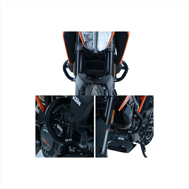 バイクパーツ 外装 アールアンドジー アドベンチャーバー ORG RG-AB0038OR 4580041230216 KTM 250Duke 17-/390Duke 17-