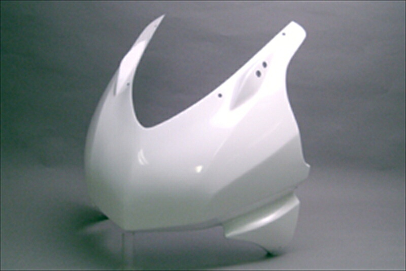 バイクパーツ A-TECH(エーテック) アッパーカウル レース用 FRP/白 K01301 4524446051038