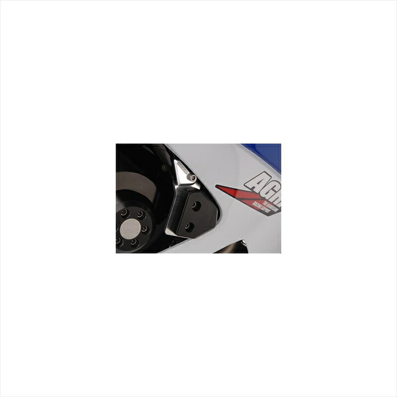バイクパーツ 外装アグラス Rスライダー 右・クラッチ/白 342-384-005 4547424523679GSXR1000 05-06｜バイク用品はとやグループ2号店