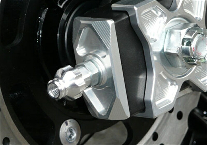 バイクパーツAGRAS(アグラス) チェーンアジャスターキャップ ブルー 353-477-001B4548664107513｜バイク用品はとやグループ2号店
