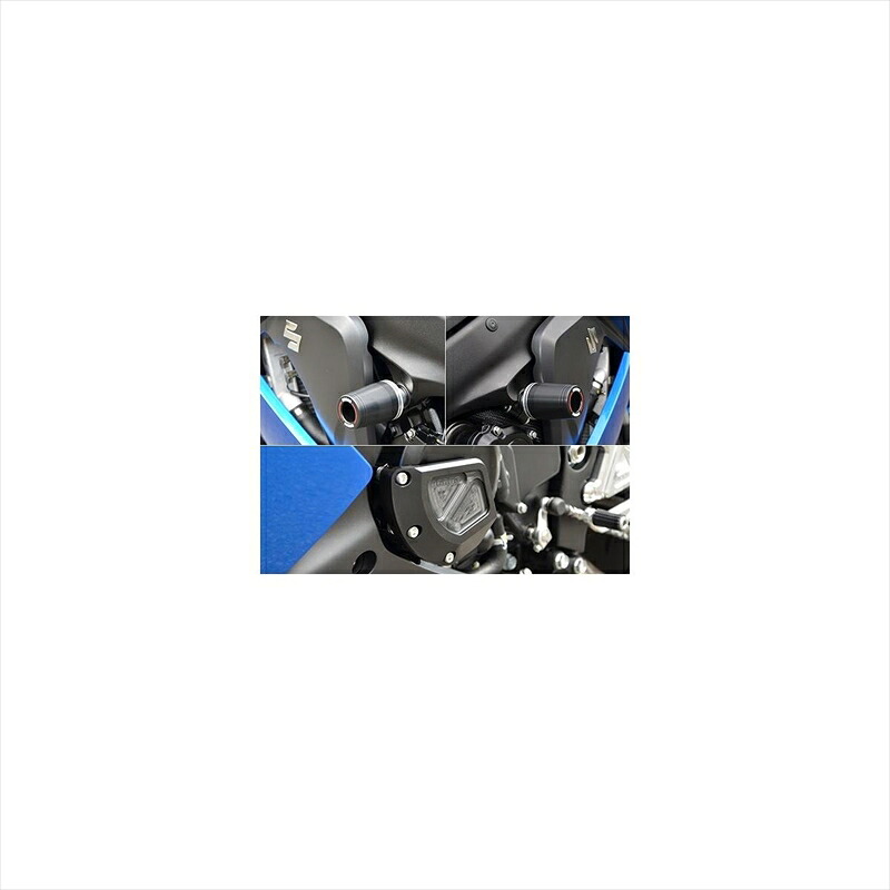 バイクパーツ 外装 アグラス Rスライダーフレームφ50ロゴ+ジェネB 342-302-009X 4548916434541 WHT GSX-S1000/F