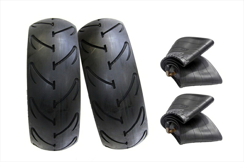 バイクパーツ STEADY(ステディー) B77タイヤ+チューブセット 8インチ SET-B77-110-120-T 4549950870296