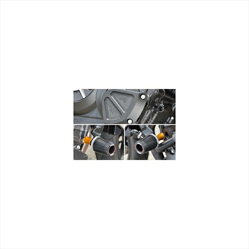 バイクパーツ 外装アグラス レーシングスライダー 3点SET フレーム 342-181-004B 4549950910374φ50+右側クランクB BLK|バイク用品はとやグループ2号店