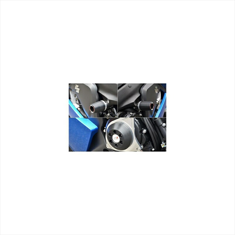 バイクパーツ 外装 アグラス R/Sフレームφ50ロゴ+ジェネC BLK 342-302-011BX 4548916434619 BLK GSX-S1000/F