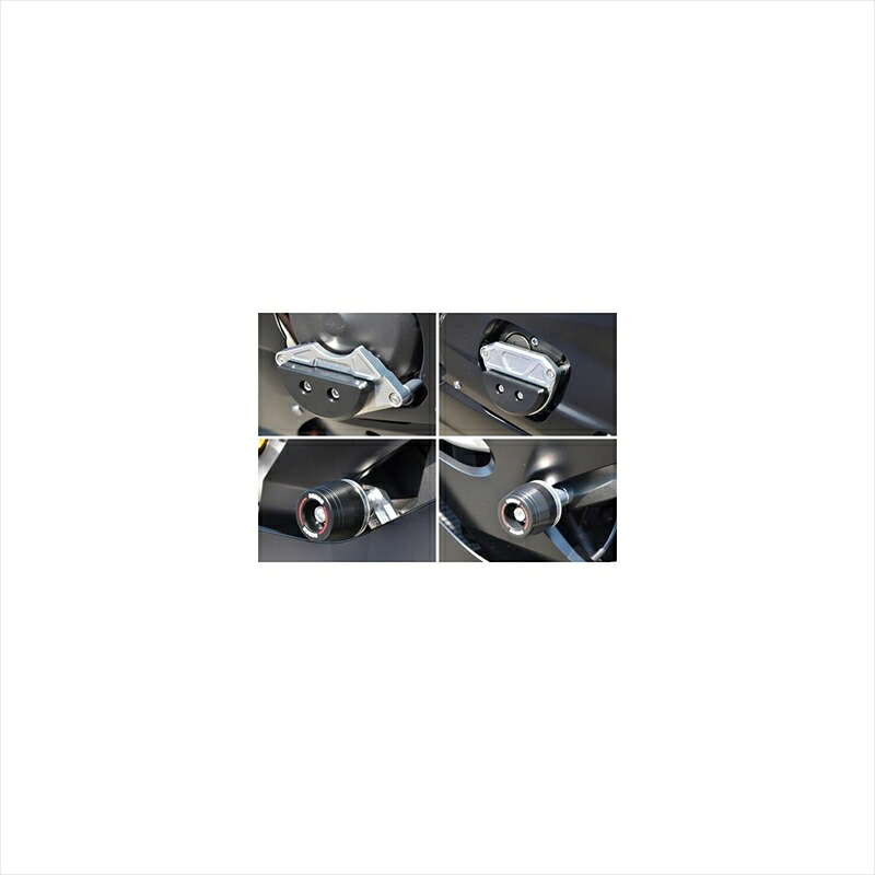 バイクパーツ 外装アグラス Rスライダー 4点ロゴ有 BLK 342-278-006BX 4549950516712YZF-R6 17|バイク用品はとやグループ2号店