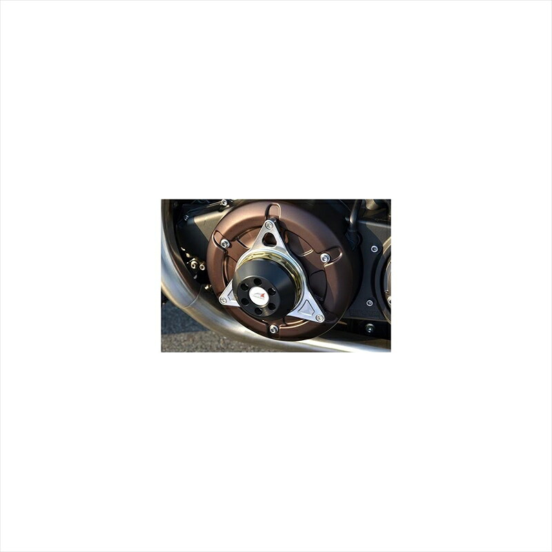 バイクパーツ 外装アグラス Rスライダー クランクケース SLV/WHT 342-272-000SS 4548916040933V-MAX1700|バイク用品はとやグループ2号店