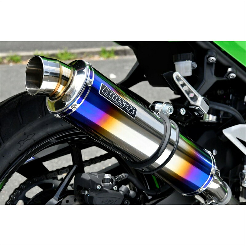 バイクパーツ マフラービームスモーターカンパニー R-EVO スリップオン ヒートチタンサイレンサーG433-53-P1J 4582285348665NINJA250/22- 8BK-EX250Y|バイク用品はとやグループ2号店