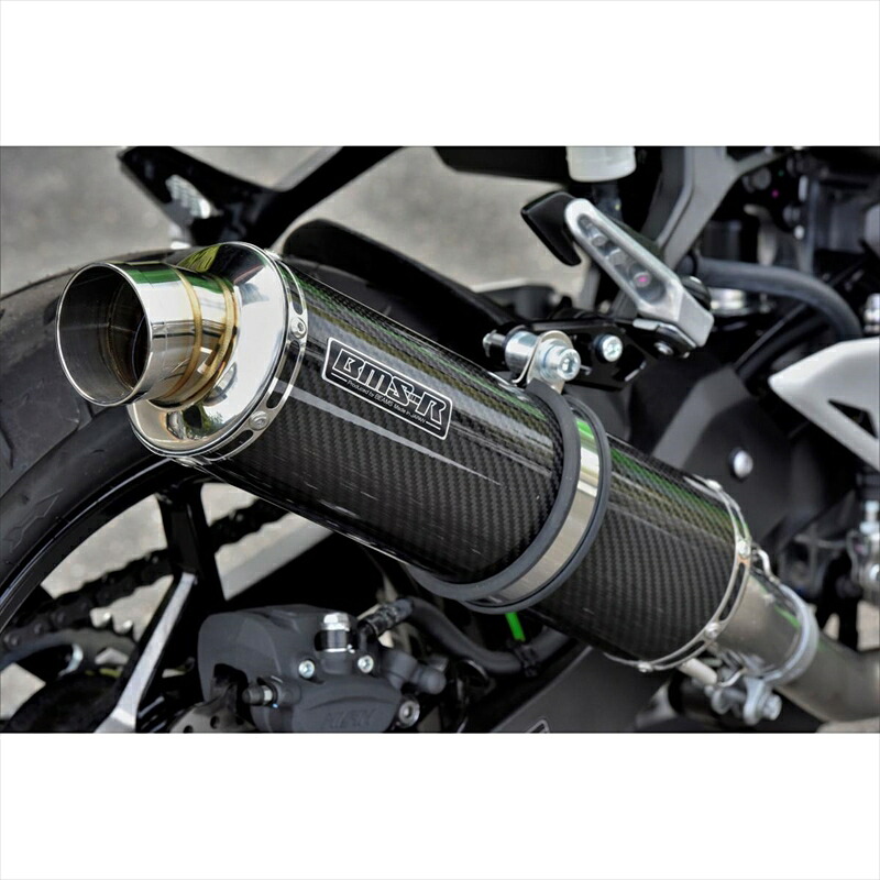 バイクパーツ マフラービームスモーターカンパニー R-EVO スリップオン カーボンサイレンサーG433-53-P2J 4582285348689NINJA250/22- 8BK-EX250Y|バイク用品はとやグループ2号店