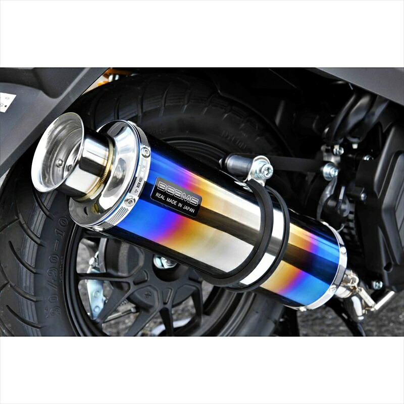 バイクパーツ マフラービームスモーターカンパニー SS300ヒートチタン G1004-06-000 4582285346739DUNK 2BH-AF78|バイク用品はとやグループ2号店