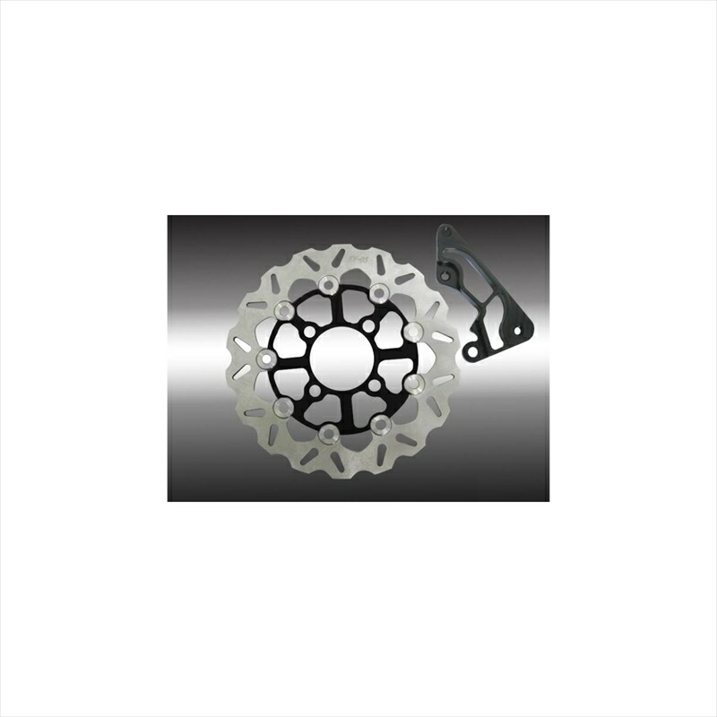 バイクパーツ マッドマックス ウェーブブレーキディスク ブラック MM19-0261B 4548916024742 ズーマーX