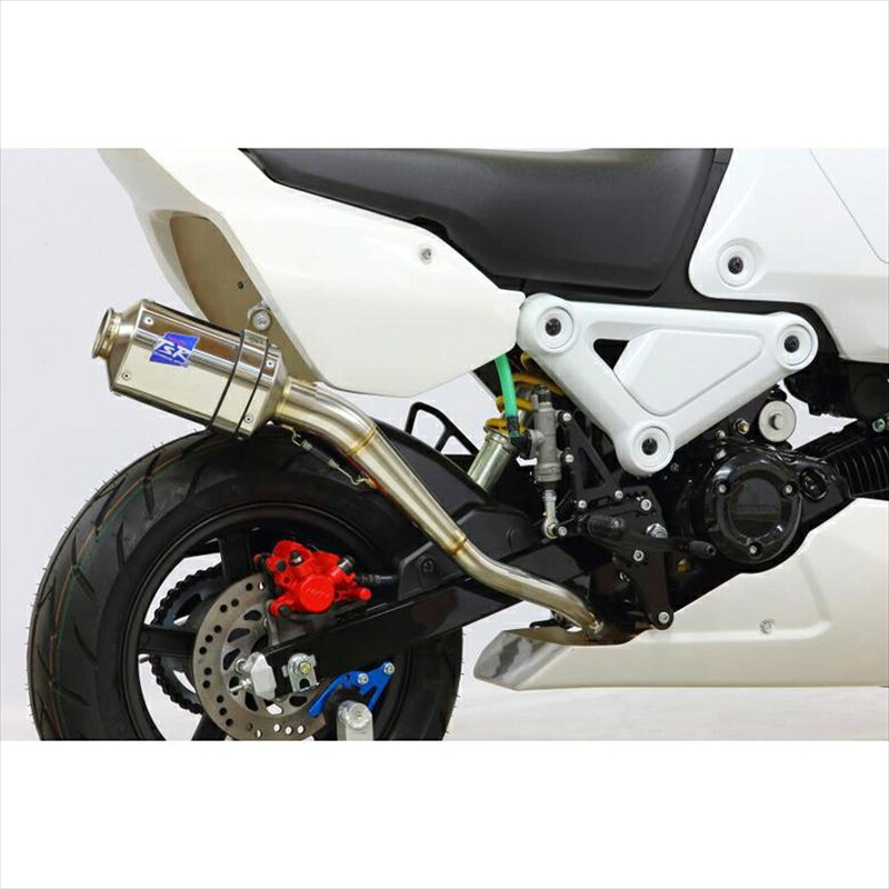 バイクパーツ マフラー テクニカルスポーツレーシング レーシングエキゾースト スリップオンマフラー TYPE2 HRC GROM 21- 1800R-J92-G01 4570197274783