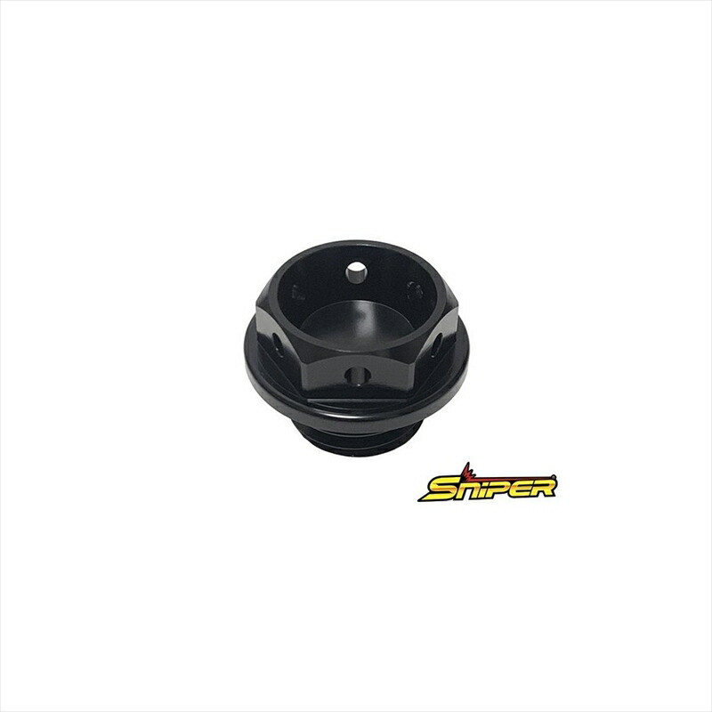 バイクパーツ スナイパー オイルフィラーキャップ 黒 SP0136BK 4589993474365 M20 x P1.5 汎用