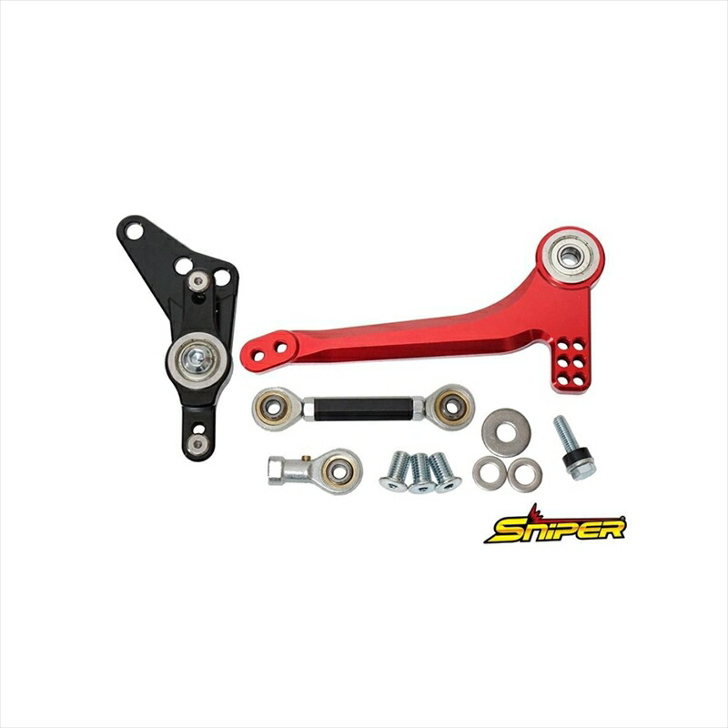 バイクパーツ ステップ スナイパー 逆シフト変換キット レッド SP0121R 4589993473719 ZX-25R SE ストリート用 バックステップ