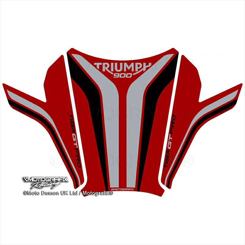 バイクパーツ 外装 モトグラフィックス Tank Pad MT-TT037R 4580041243384 Tiger900 GT Pro(20-)