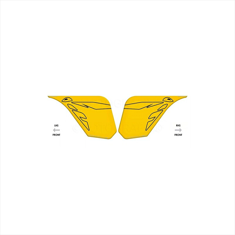 バイクパーツ 外装 モトグラフィックス TANK PAD MT-KH014YK 4580779603818 Hornet750(23/24)