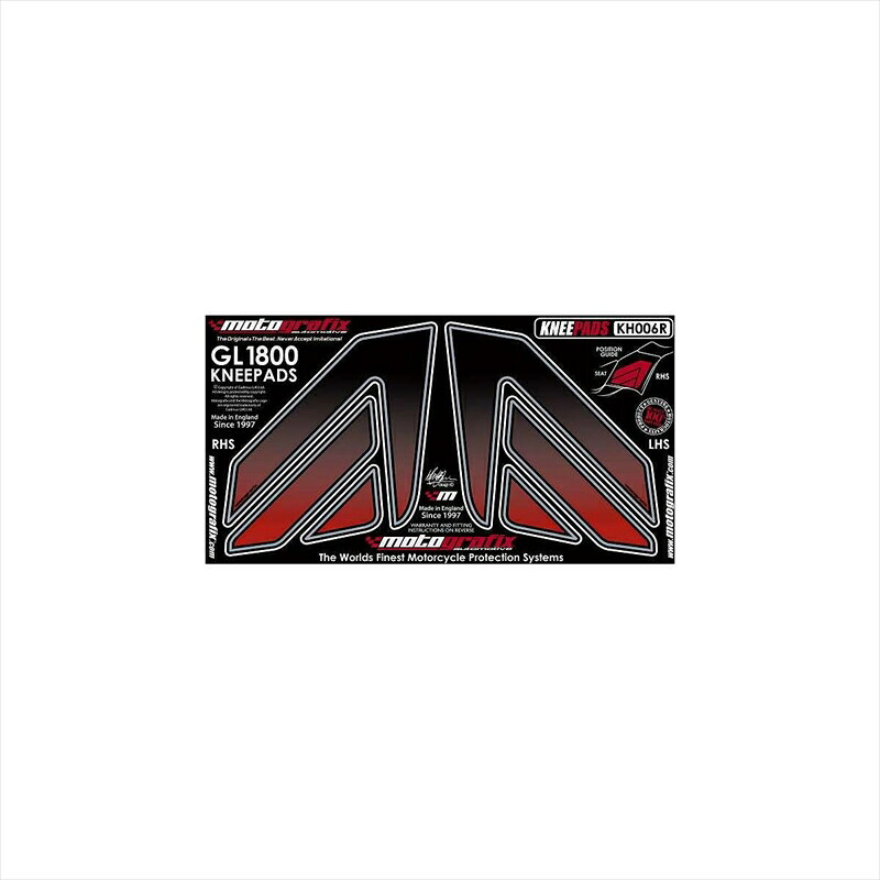 バイクパーツ アクセサリー モトグラフィックス ボディパッド KNEE MT-KH006R 4580041202657 GL1800