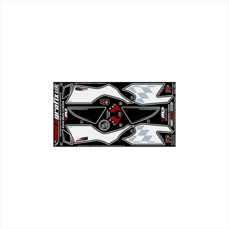 バイクパーツ アクセサリー モトグラフィックス ボディパッド FRONT MT-NB003U 4580041203623 K1300S 09-