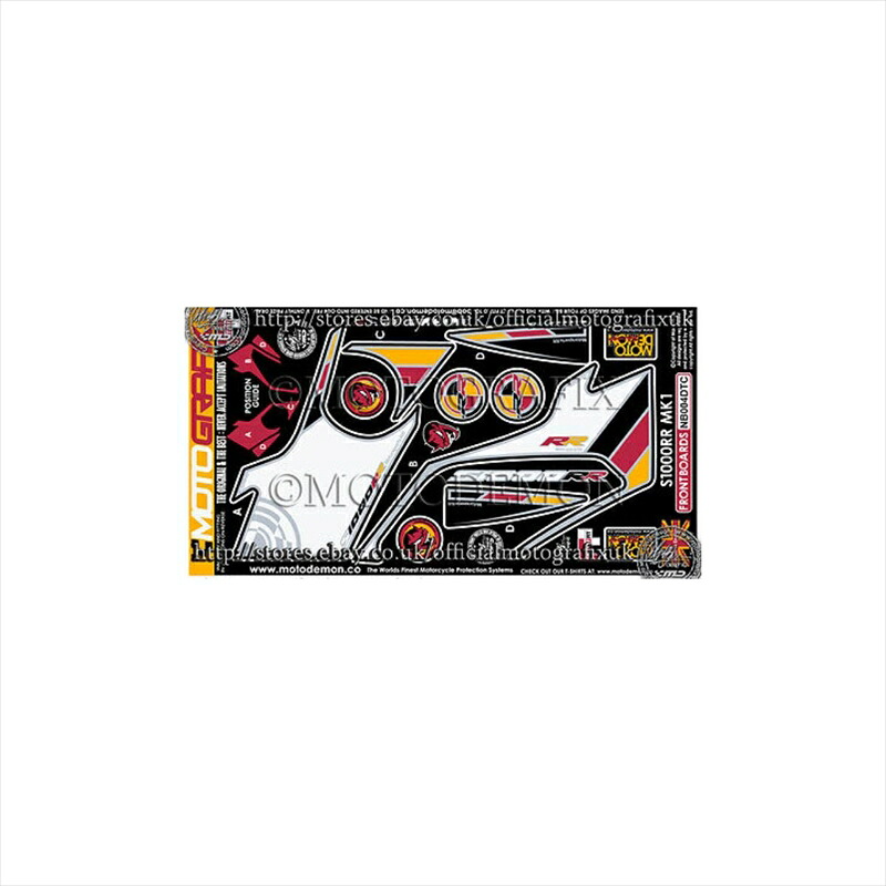バイクパーツ アクセサリーモトグラフィックス ボディパッド FRONT MT-NB004DTC 4580041203630S1000RR 09-11｜バイク用品はとやグループ2号店