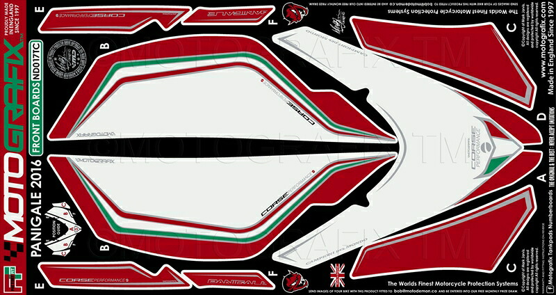 バイクパーツMOTO GRAFIX(モトグラフィックス) ボディパッド FRONTMT-ND017TC4580041204514｜バイク用品はとやグループ2号店 11,233円