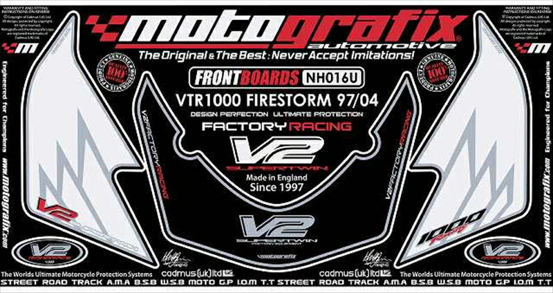 バイクパーツ MOTO GRAFIX(モトグラフィックス) ボディパッド FRONT MT-NH016U 4580041204910