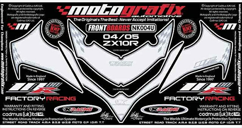 バイクパーツMOTO GRAFIX(モトグラフィックス) ボディパッド FRONTMT-NK004U4580041205184｜バイク用品はとやグループ2号店