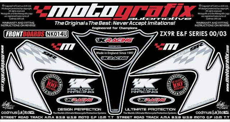 バイクパーツ MOTO GRAFIX(モトグラフィックス) ボディパッド FRONT MT-NK014U 4580041205405