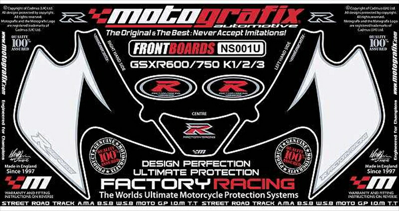 バイクパーツ MOTO GRAFIX(モトグラフィックス) ボディパッド FRONT MT-NS001U 4580041205788
