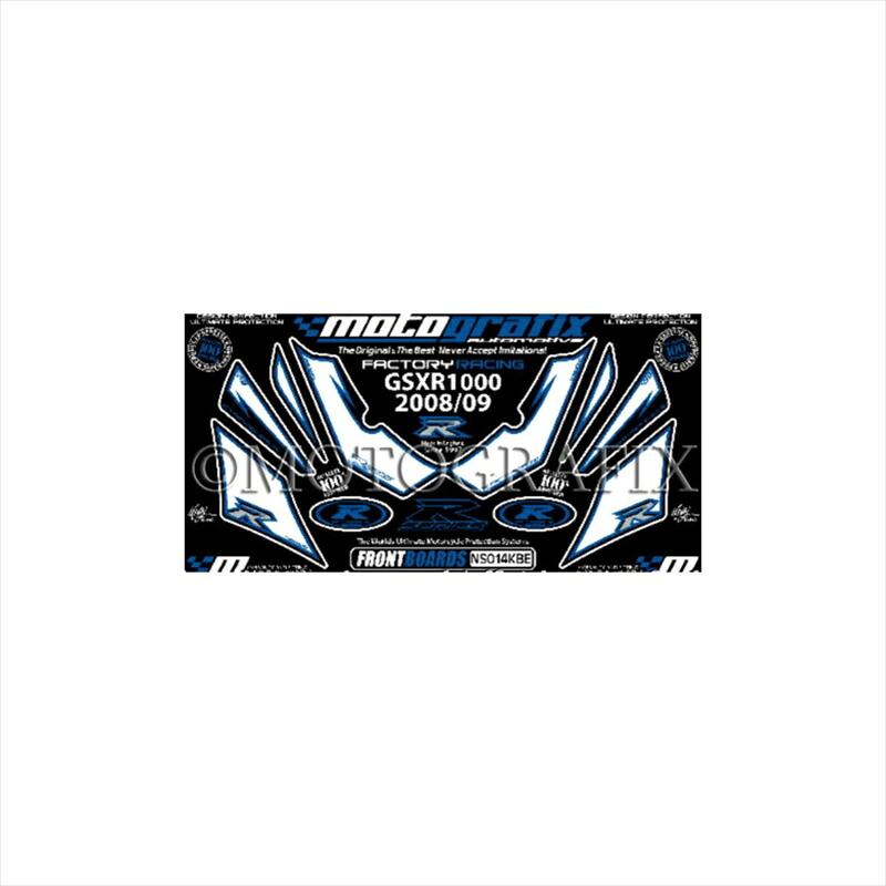 バイクパーツ アクセサリー モトグラフィックス ボディパッド FRONT MT-NS014KBE 4580041206204 GSX-R1000 K9/L1(09-