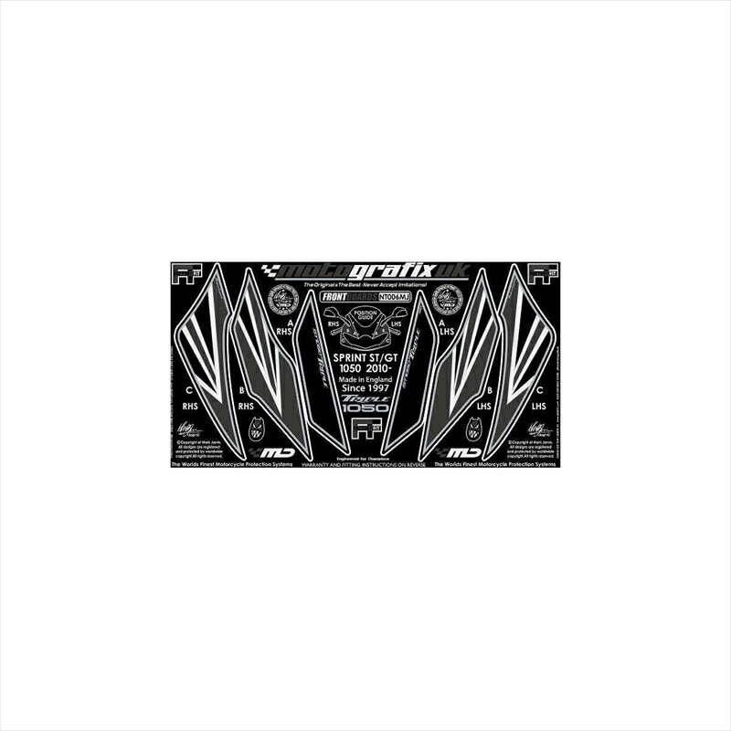 バイクパーツ アクセサリー モトグラフィックス ボディパッド FRONT MT-NT006MJ 4580041206587 SPRINT ST/GT 10/11