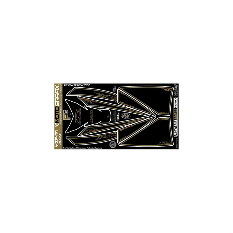 バイクパーツ アクセサリーモトグラフィックス ボディパッド FRONT/REAR MT-NY010KA 4580041206822YZF-R1 09-13｜バイク用品はとやグループ2号店
