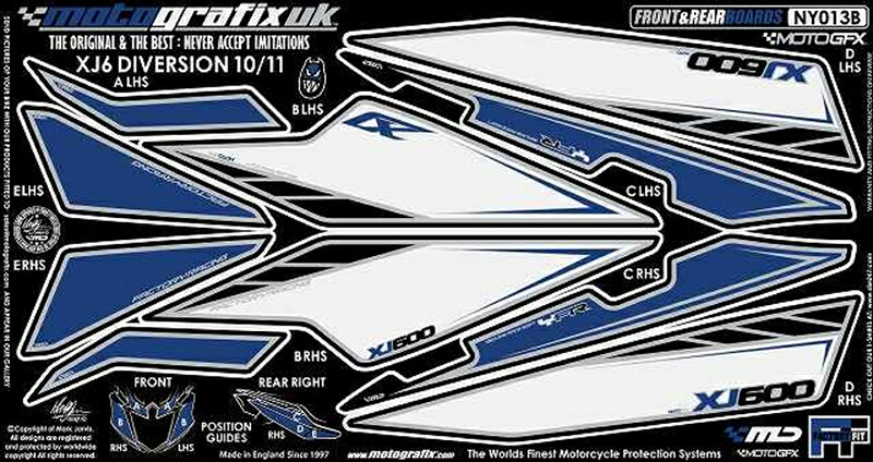 バイクパーツ MOTO GRAFIX(モトグラフィックス) ボディパッド FRONT/REAR MT-NY013B 4580041206938
