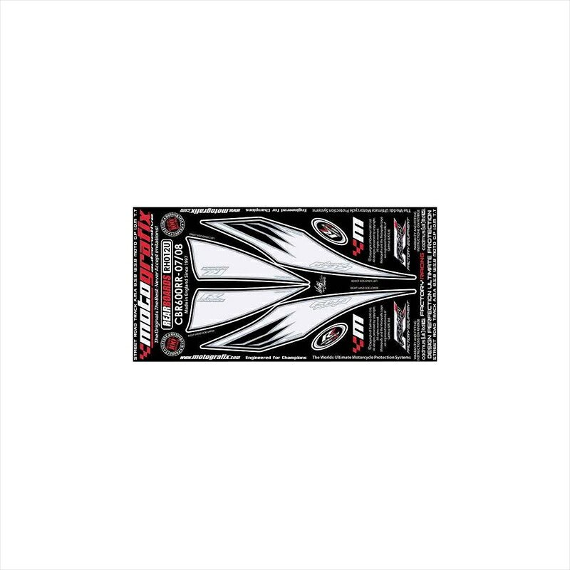 バイクパーツ アクセサリー モトグラフィックス ボディパッド REAR MT-RH012U 4580041208338 CBR600RR 07/08