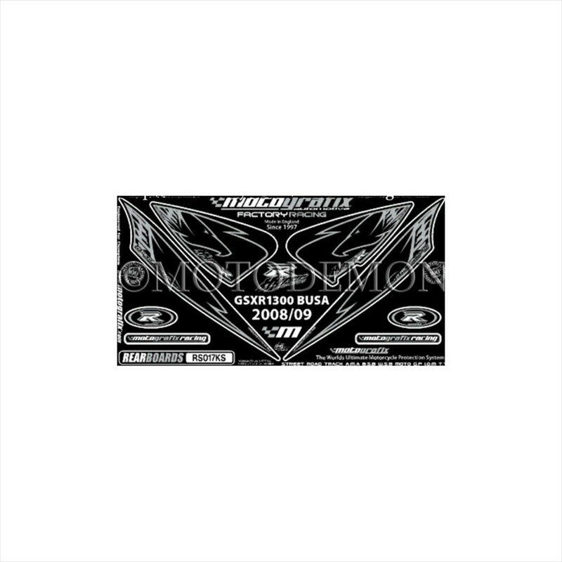 バイクパーツ アクセサリーモトグラフィックス ボディパッド REAR MT-RS017KS 4580041209120GSX1300R隼 08-12｜バイク用品はとやグループ2号店