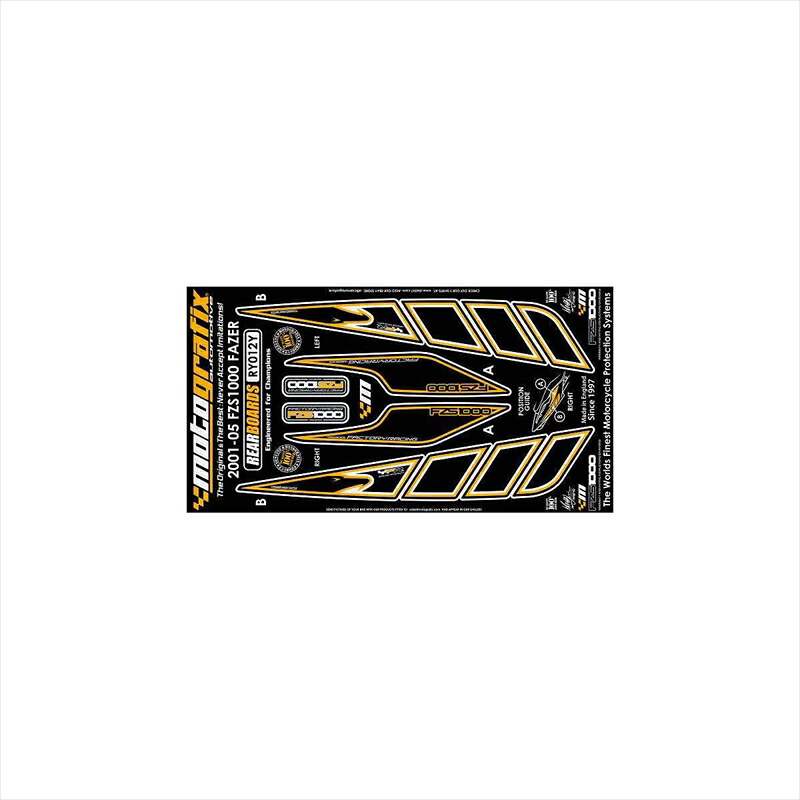 バイクパーツ アクセサリー モトグラフィックス ボディパッド REAR MT-RY012Y 4580041209601 FZS 1000 FAZER 01-05