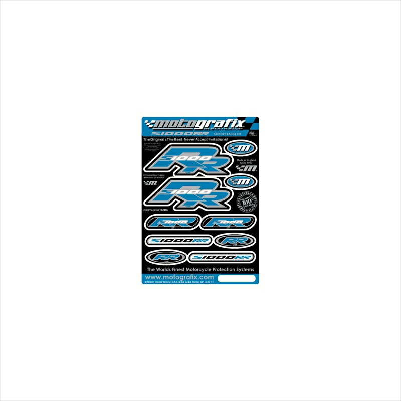 バイクパーツ アクセサリー モトグラフィックス ボディパッド BADGE SET MT-S1000RR-BS 4580041209687 S1000RR