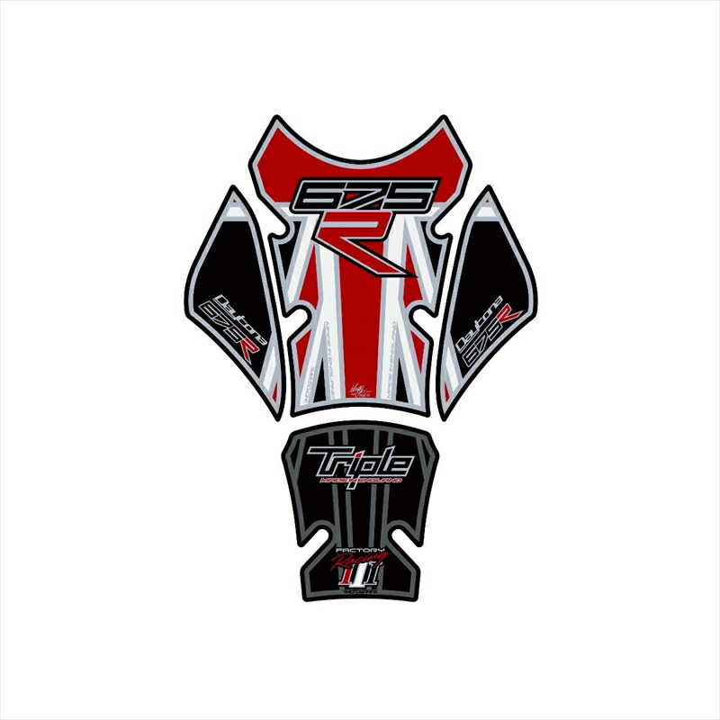 バイクパーツ 外装 モトグラフィックス タンクパッド UNION JACK/RED MT-TT022RJ 4580041220163 DAYTONA675R