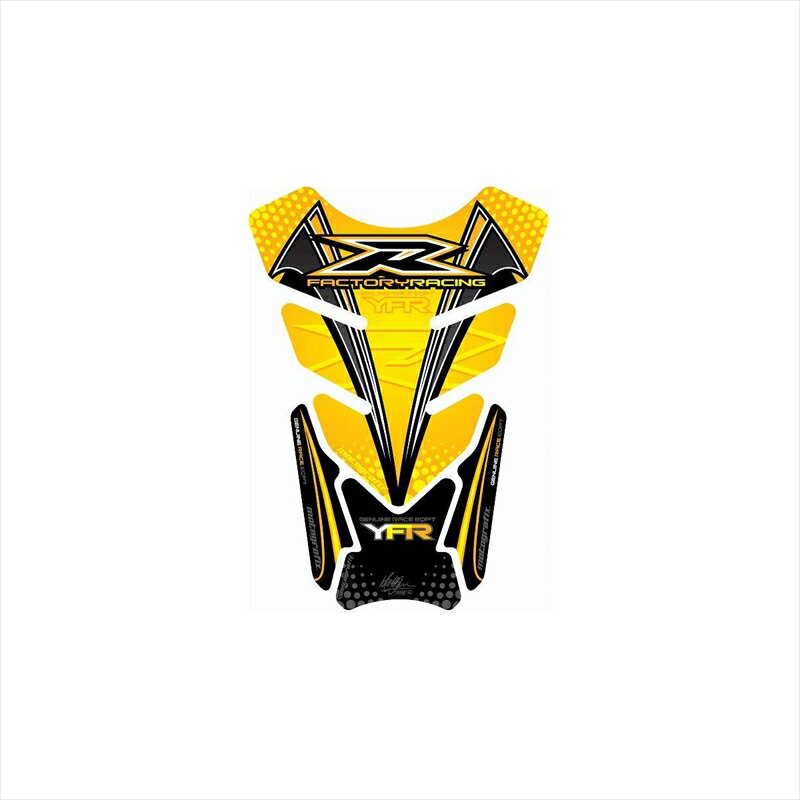 バイクパーツ 外装 モトグラフィックス タンクパッド YEL MT-TY014Y 4580041221320 YAMAHA QUADPAD