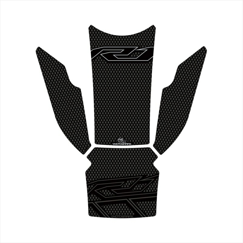 バイクパーツ 外装 モトグラフィックス タンクパッド CARBON/BLK MT-TY026CK 4580041221900 YZF-R1/M 15-