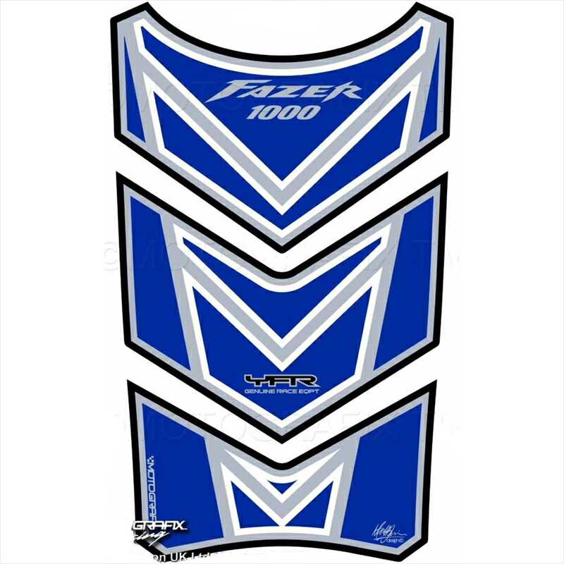 バイクパーツ 外装 モトグラフィックス タンクパッド ブルー MT-TY028B 4580041222051 FAZER1000