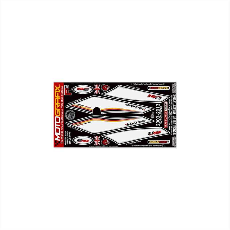 バイクパーツ アクセサリーモトグラフィックス ボディパッド REAR TH MT-RS013TH 4580041224758SV650S/1000S 03-13｜バイク用品はとやグループ2号店