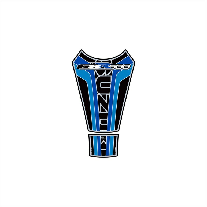 バイクパーツ 外装 モトグラフィックス タンクパッド BLK/BLU MT-TS032KB 4580041225120 GSR600 06-10